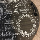 Personalized Santa treats tray