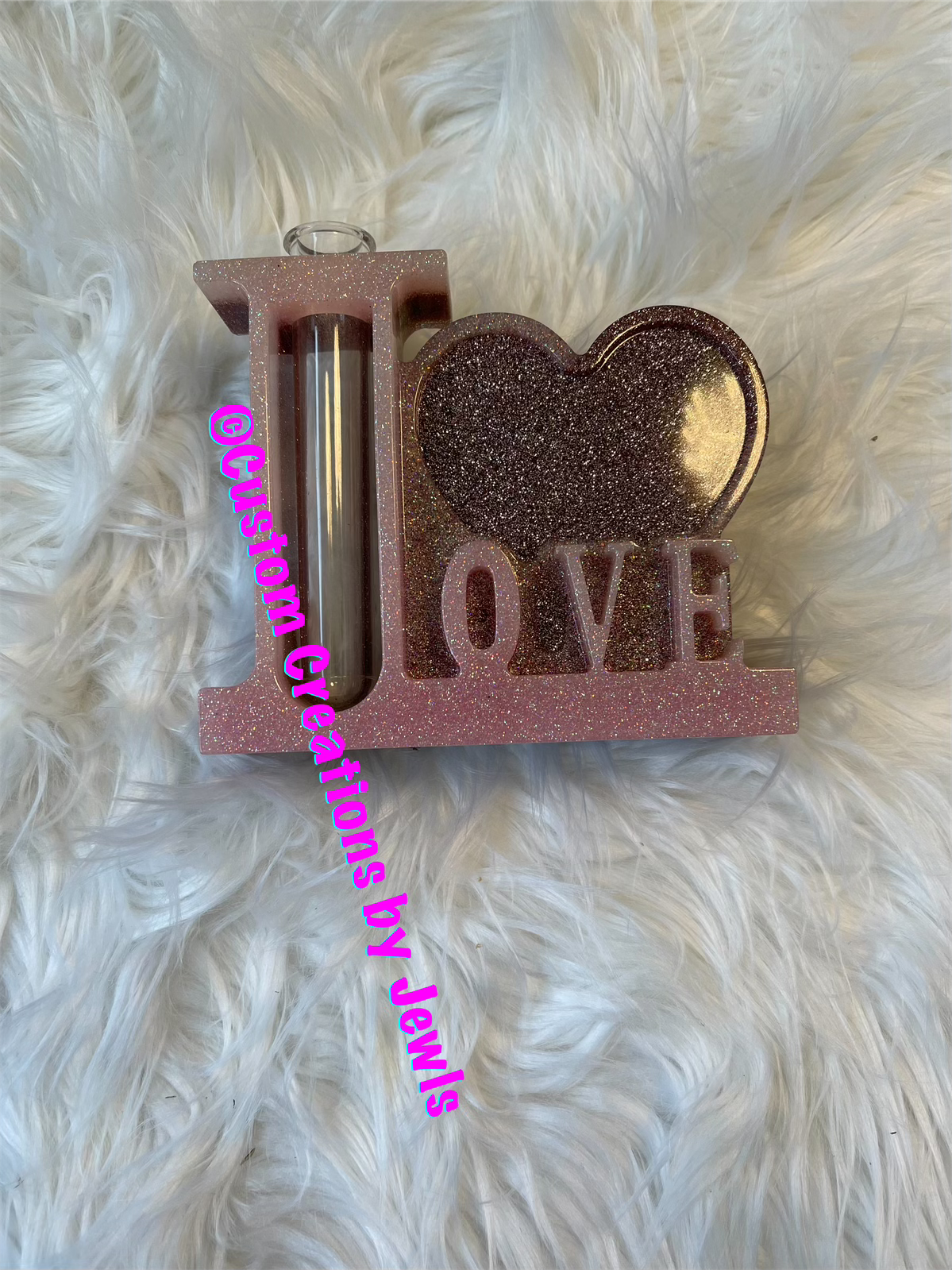 Love rose holder glow in the dark