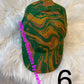 Marble dipped hat